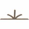 Ekena Millwork Richland Smooth Timber Gable Bracket, Douglas Fir, 72"W x 33"H x 1 1/2"D x 3 1/2"F, 11/12 Pitch GBW072X33X0204RIC00SDF - alternate 5